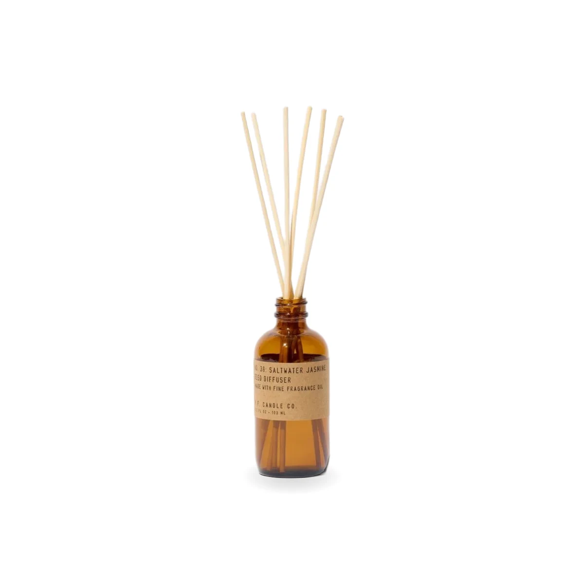 P.F. Candle Co. Saltwater Jasmine – Reed Diffuser
