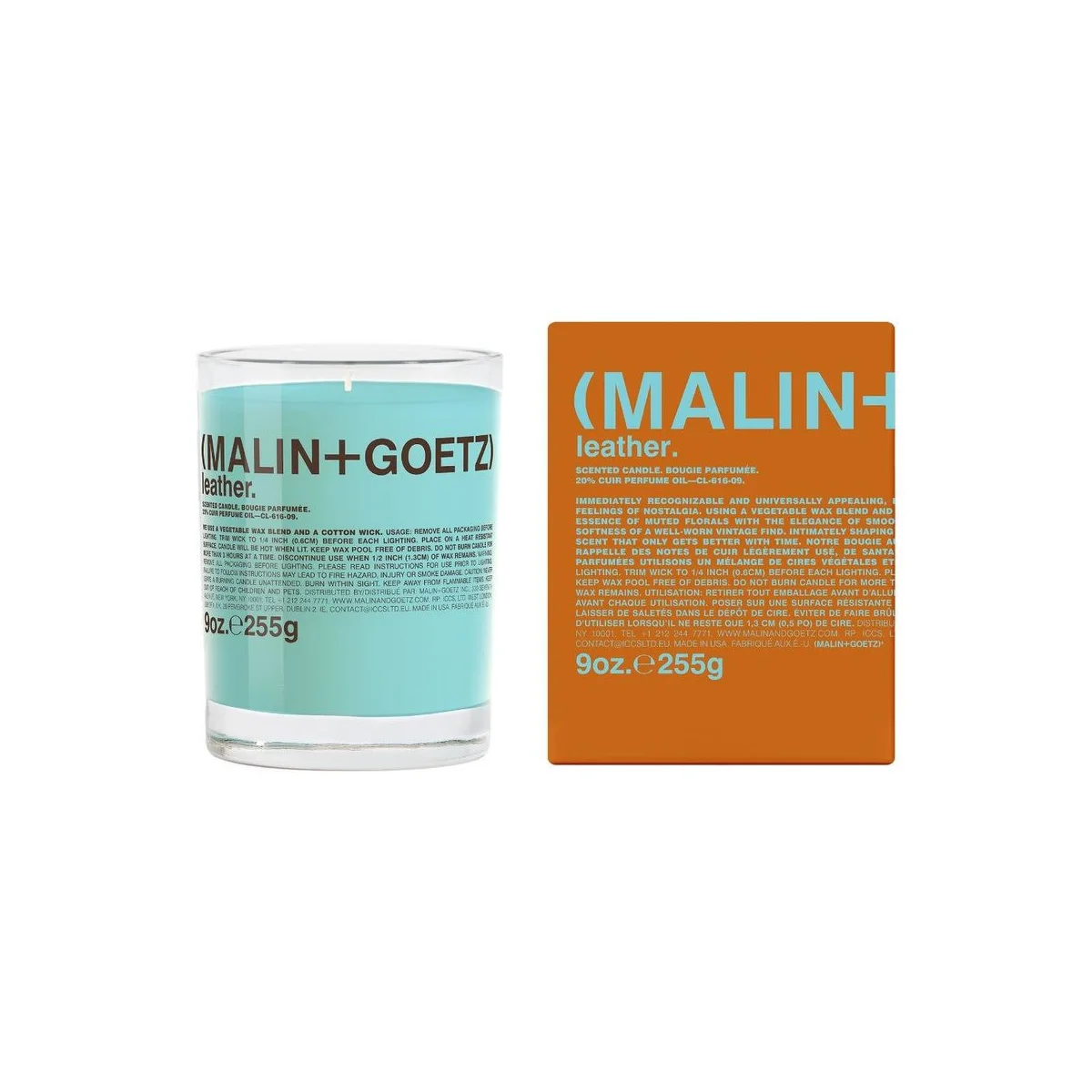 Malin+Goetz Brain Dead x Malin+Goetz leather candle